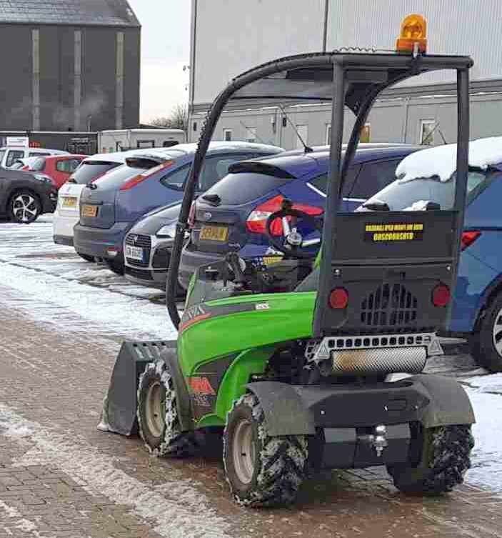 Burton On Trent Car Park Gritting Services Gph Gritter Hire Snow Clearance Service